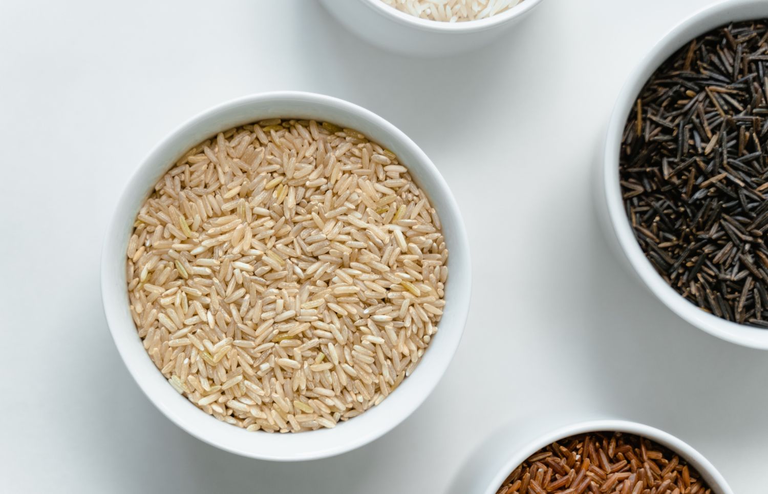 Insoluble fibre examples - brown rice