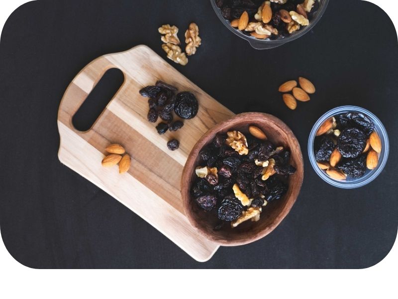 Prunes to help empty bowels