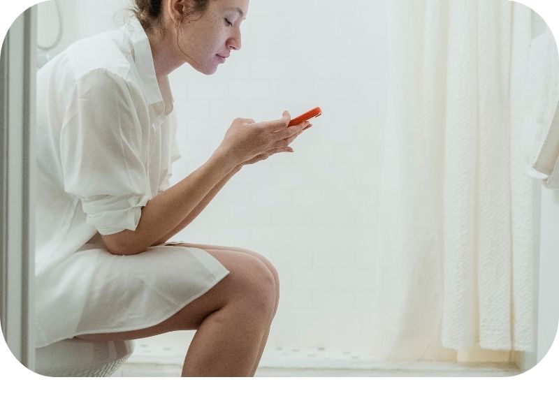 Toilet Positions to help relieve constipation