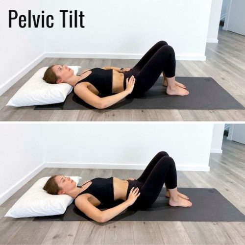 How to do a pelvic tilt