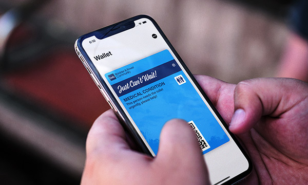 JCW Card iPhone X in Hand Thumbnail Digital Just Can't Wait Toilet Card