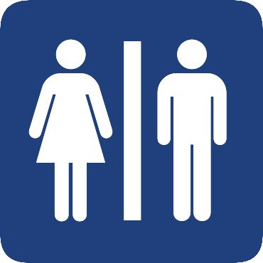 Toilet icon W.C. Signage - Bladder & Bowel Community