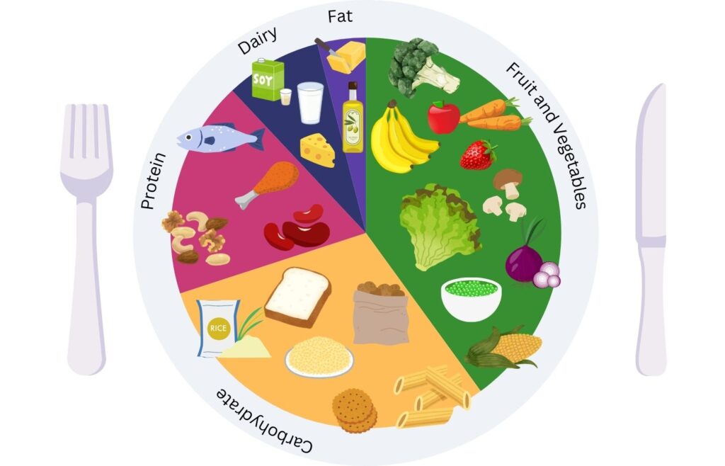 Portions for Nutrition Types - Plate Guide