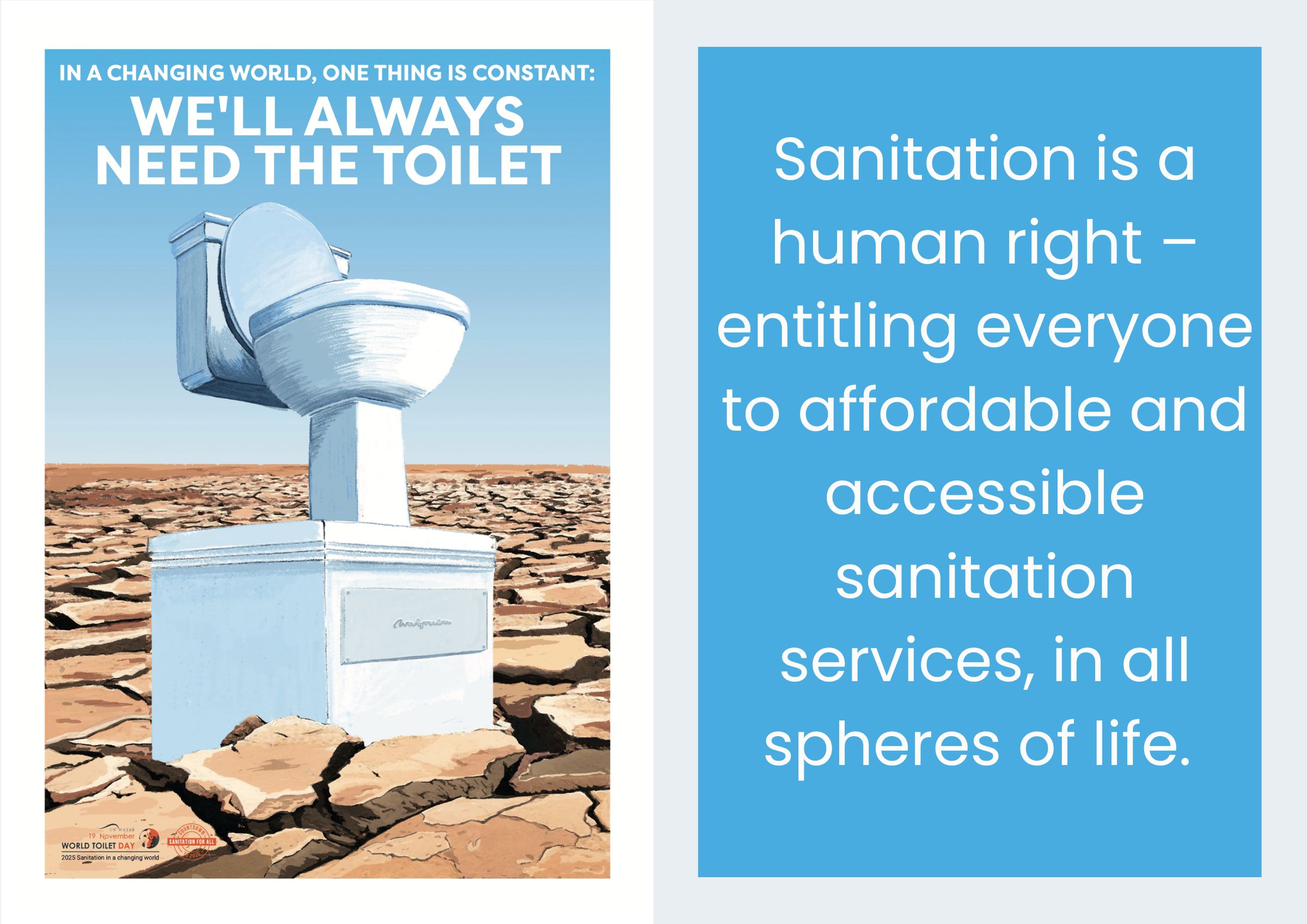World Toilet Day Quote - Sanitation is a Human Right